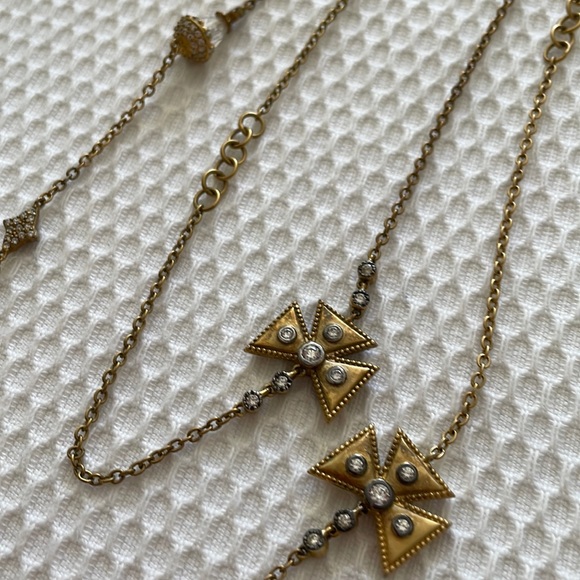 Freida Rothman long station necklace!  Classic and timeless accessory! - Picture 3 of 8